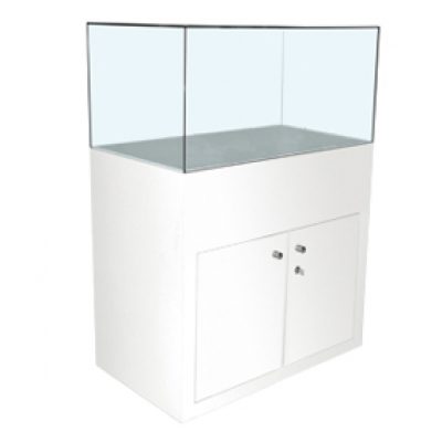 Vitrine weiß, Cube Vitrine Frankfurt-Plus